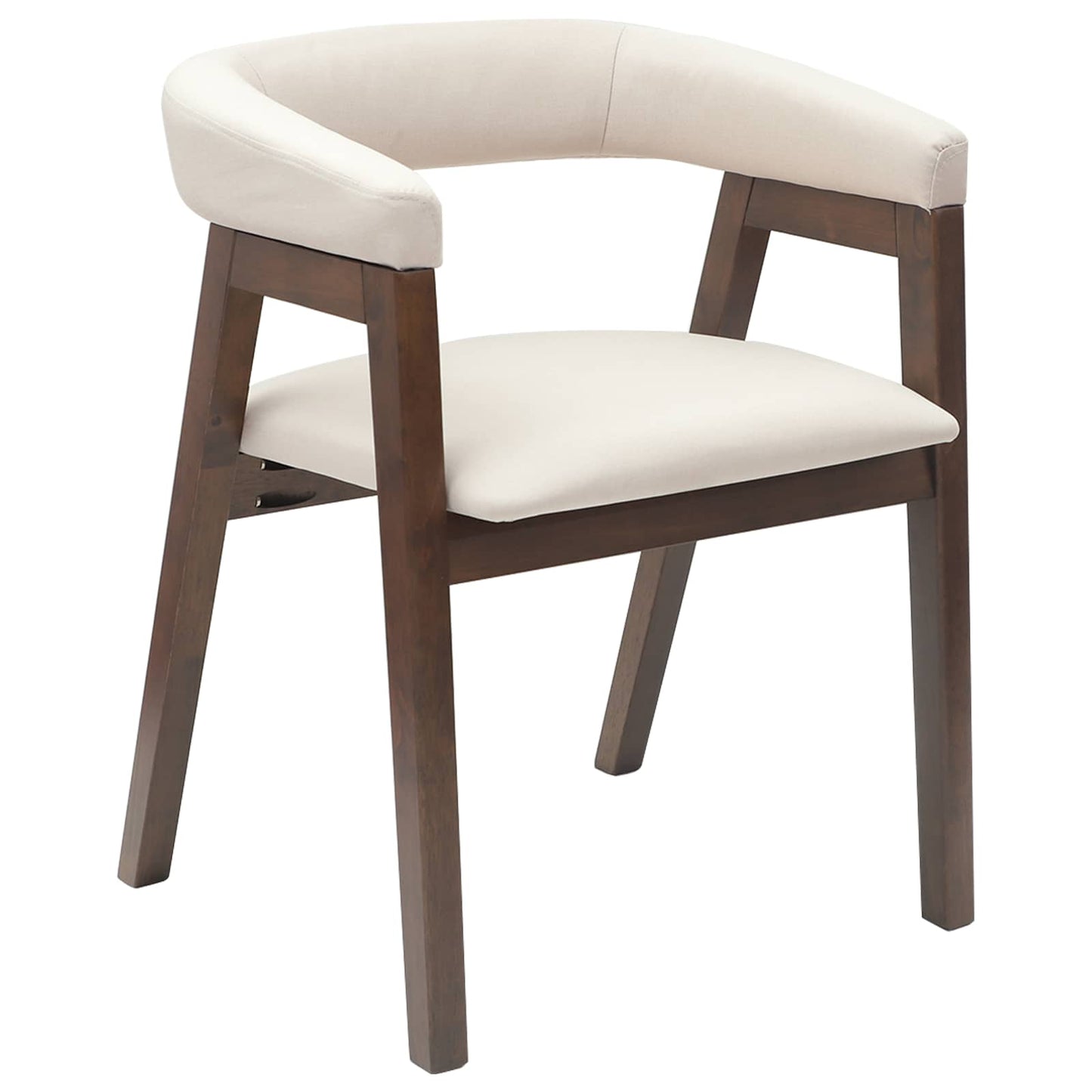 vidaXL Esszimmerstühle 2 pcs Hellbraun 54 x 57 x 73 cm
