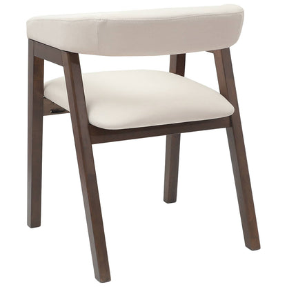 vidaXL Esszimmerstühle 2 pcs Hellbraun 54 x 57 x 73 cm