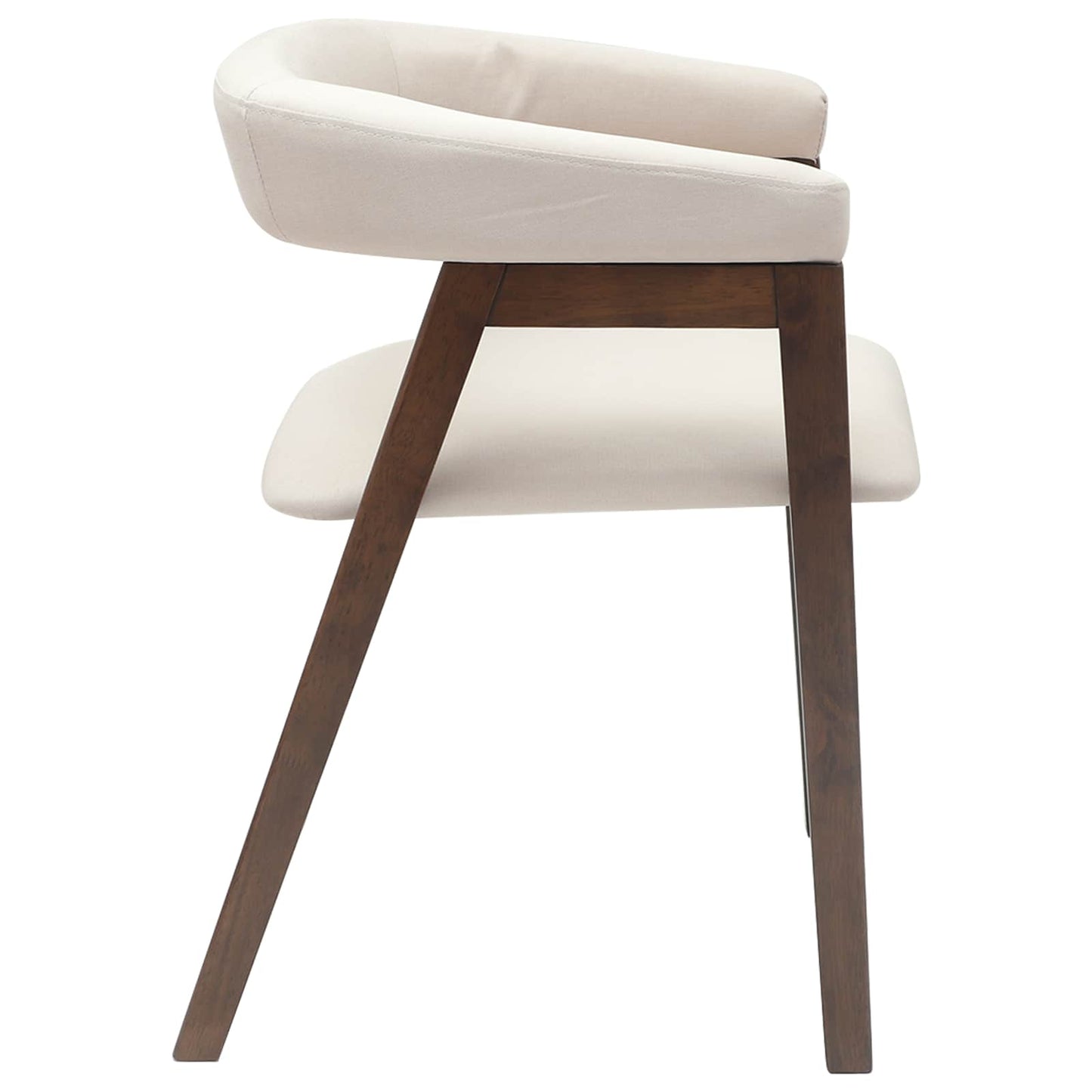 vidaXL Esszimmerstühle 2 pcs Hellbraun 54 x 57 x 73 cm