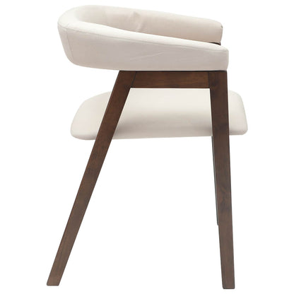 vidaXL Esszimmerstühle 2 pcs Hellbraun 54 x 57 x 73 cm