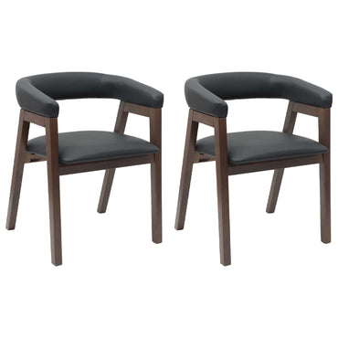 vidaXL Esszimmerstühle 2 pcs Hellbraun 54 x 57 x 73 cm