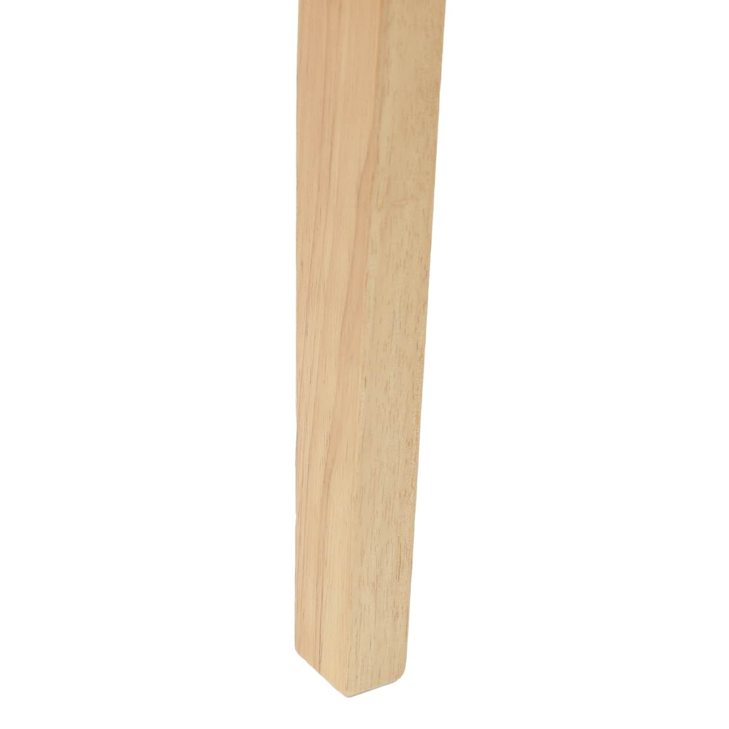 vidaXL Esszimmerstühle 2 pcs Natur 54 x 57 x 73 cm Massives Gummiholz