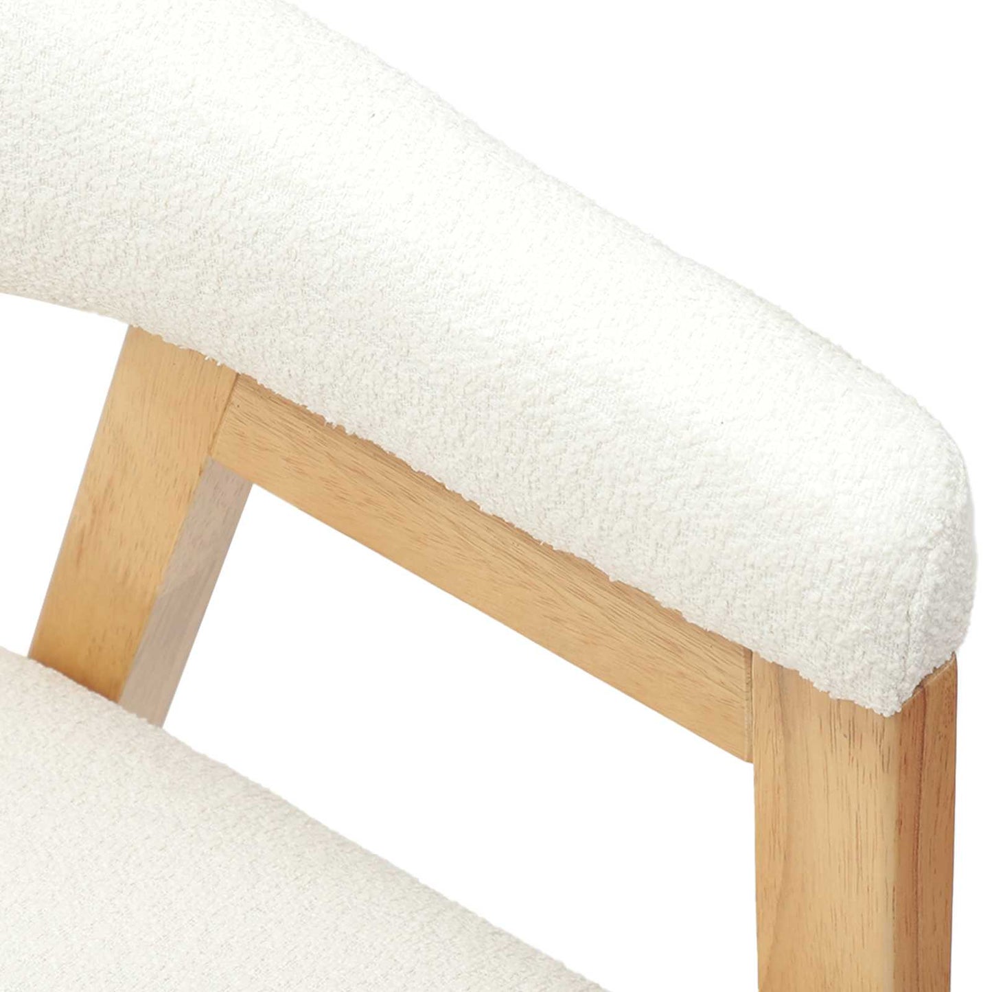 vidaXL Esszimmerstühle 2 pcs Natur 54 x 57 x 73 cm Massives Gummiholz