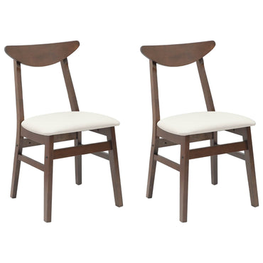 vidaXL Esszimmerstühle 2 pcs Hellbraun 42 x 47.5 x 81 cm
