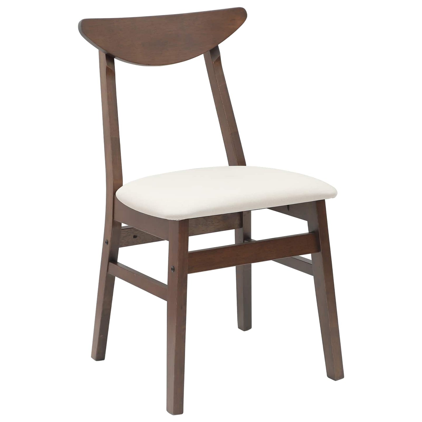 vidaXL Esszimmerstühle 2 pcs Hellbraun 42 x 47.5 x 81 cm