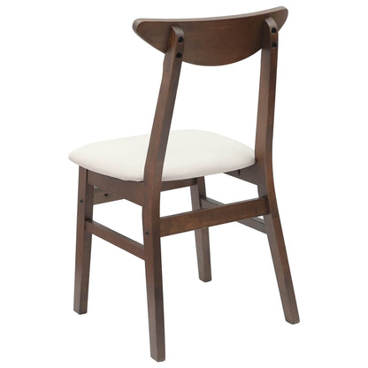 vidaXL Esszimmerstühle 2 pcs Hellbraun 42 x 47.5 x 81 cm