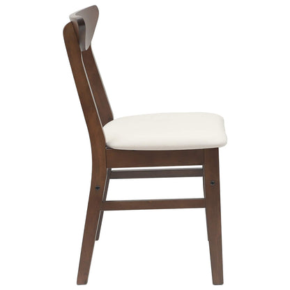 vidaXL Esszimmerstühle 2 pcs Hellbraun 42 x 47.5 x 81 cm