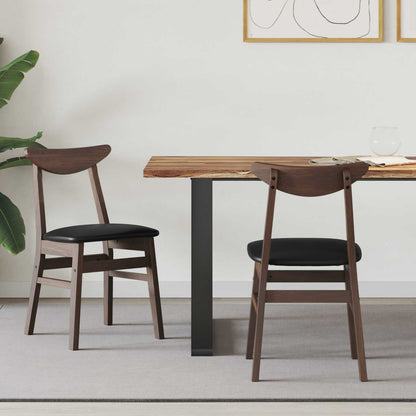 Esszimmerstühle 2 pcs Hellbraun 42 x 47.5 x 81 cm