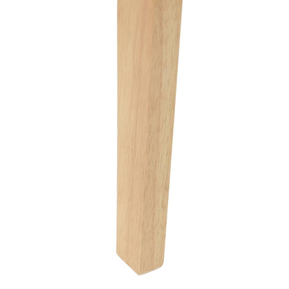 vidaXL Esszimmerstühle 2 pcs Natur 42 x 47.5 x 81 cm