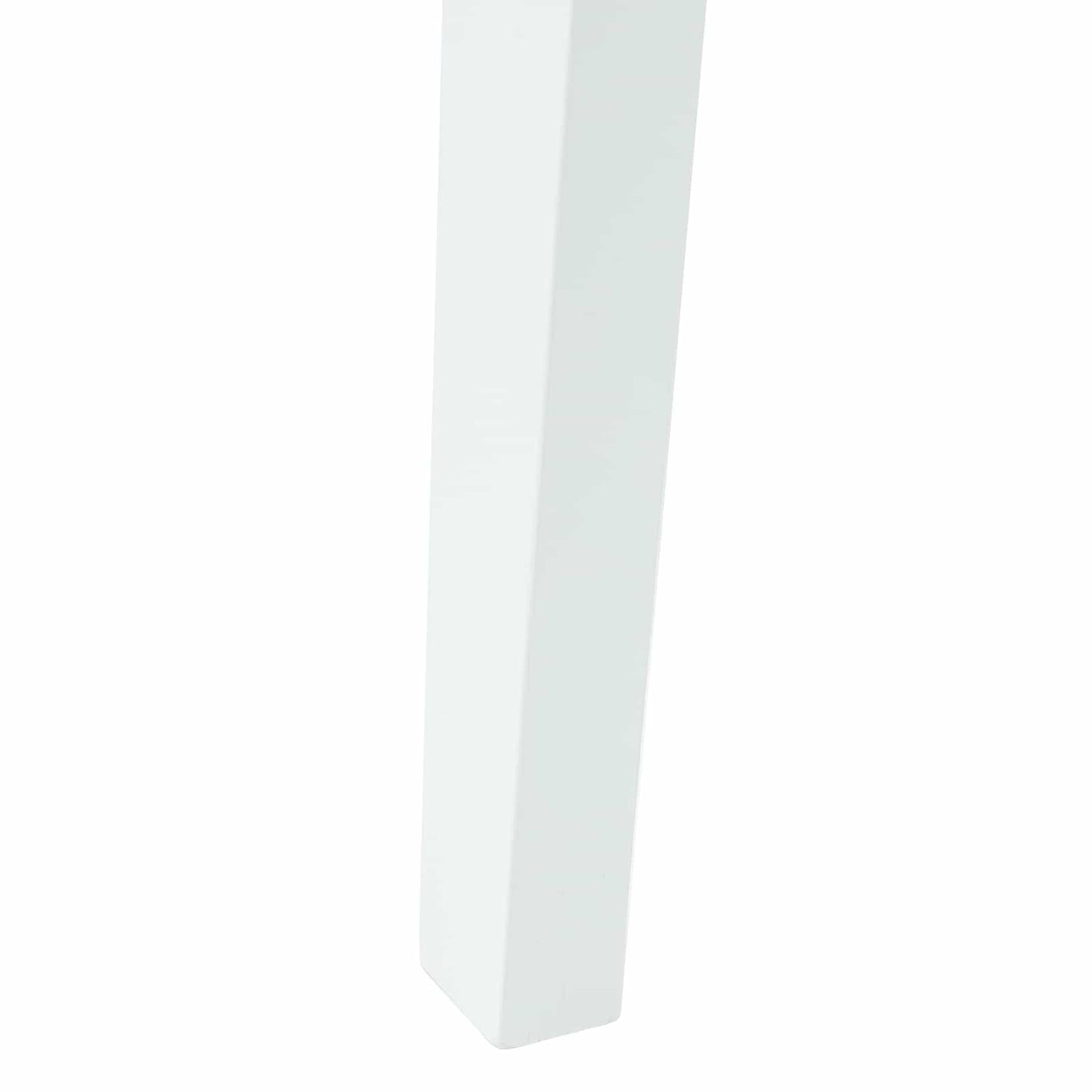 vidaXL Esszimmerstühle 2 pcs Weiß 42 x 47.5 x 81 cm Massives Gummiholz