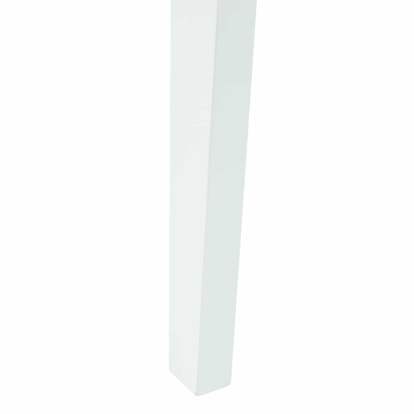 vidaXL Esszimmerstühle 2 pcs Weiß 42 x 47.5 x 81 cm Massives Gummiholz