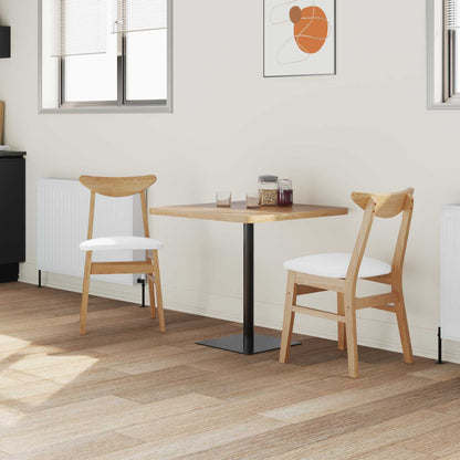 vidaXL Esszimmerstühle 2 pcs Natur 42 x 47.5 x 81 cm