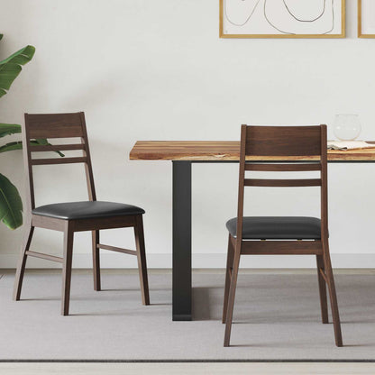 Esszimmerstühle 2 pcs Hellbraun 43 x 54 x 89 cm
