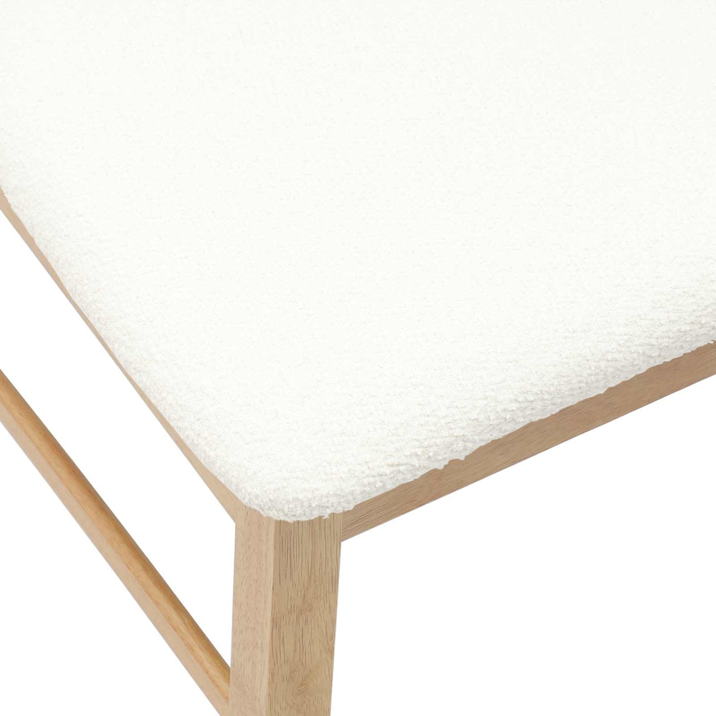 Esszimmerstühle 2 pcs Natur 43 x 54 x 89 cm Massives Gummiholz