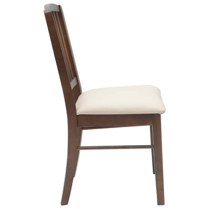 vidaXL Esszimmerstühle 2 pcs Hellbraun 50 x 52,5 x 91 cm