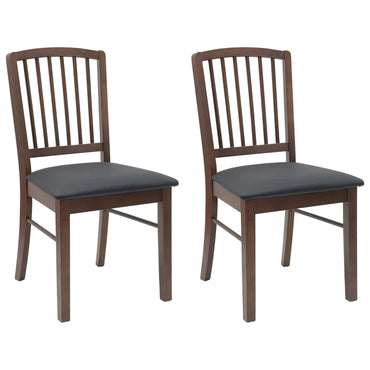 vidaXL Esszimmerstühle 2 pcs Hellbraun 50 x 52,5 x 91 cm