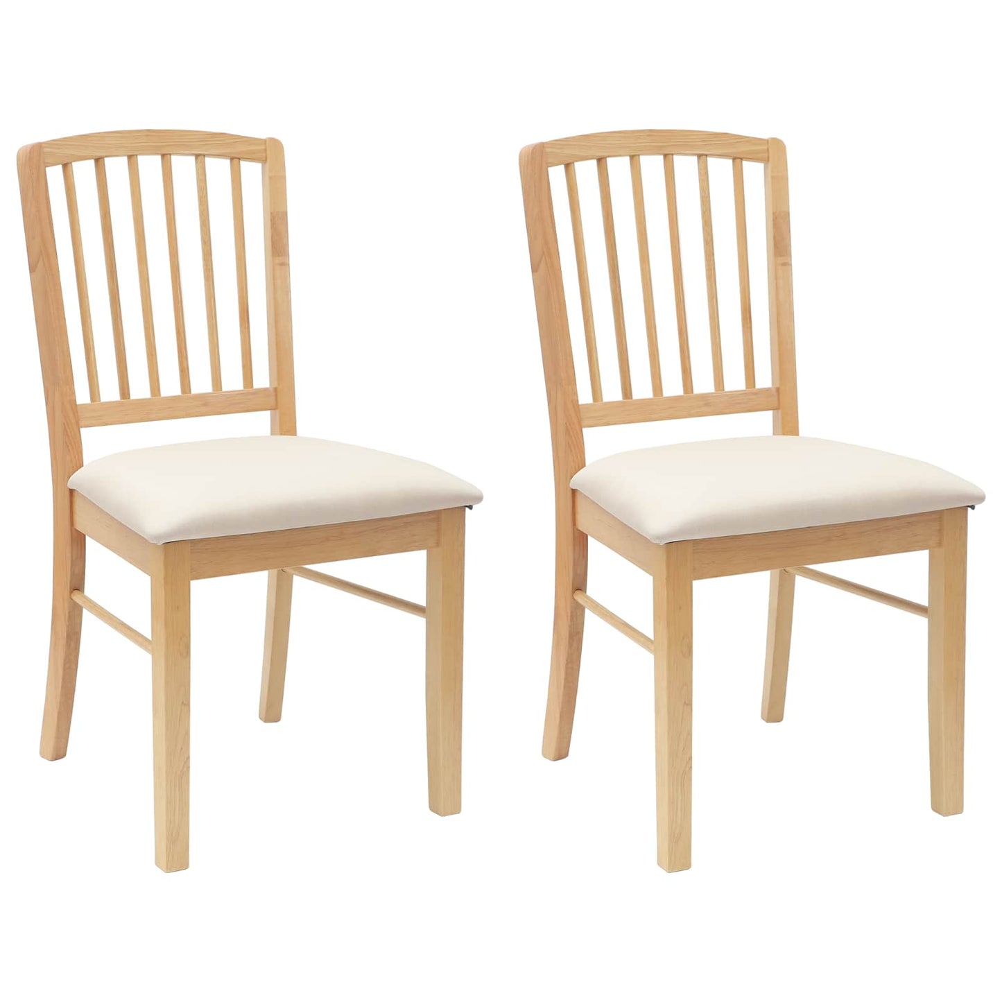 Esszimmerstühle 2 pcs Natur 50 x 52,5 x 91 cm