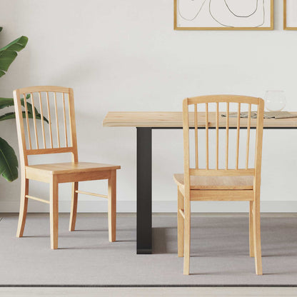 Esszimmerstühle 2 pcs Natur 50 x 52,5 x 91 cm