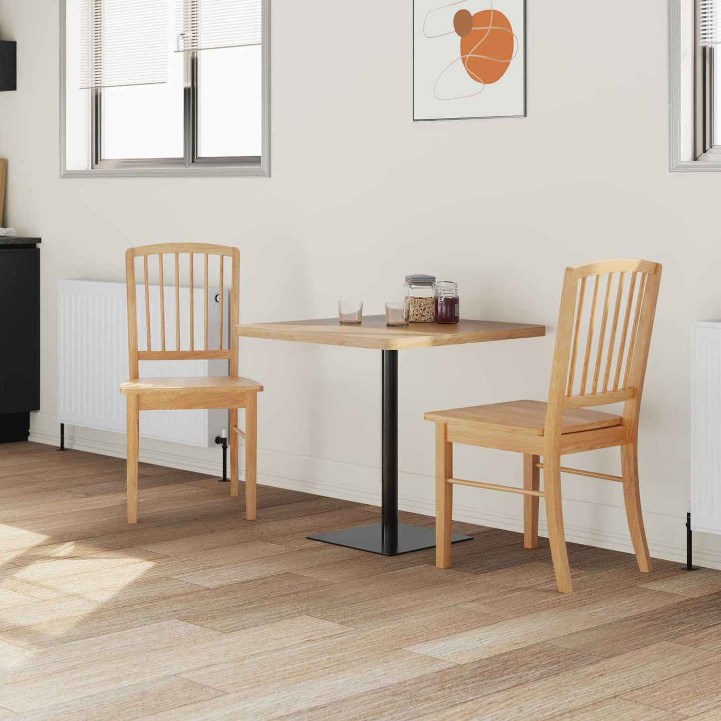 Esszimmerstühle 2 pcs Natur 50 x 52,5 x 91 cm