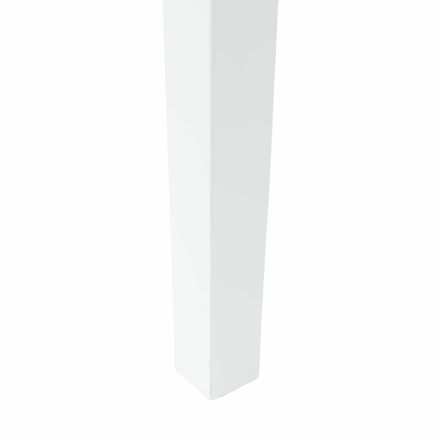 vidaXL Esszimmerstühle 2 pcs Weiß 50 x 52,5 x 91 cm Massives Gummiholz