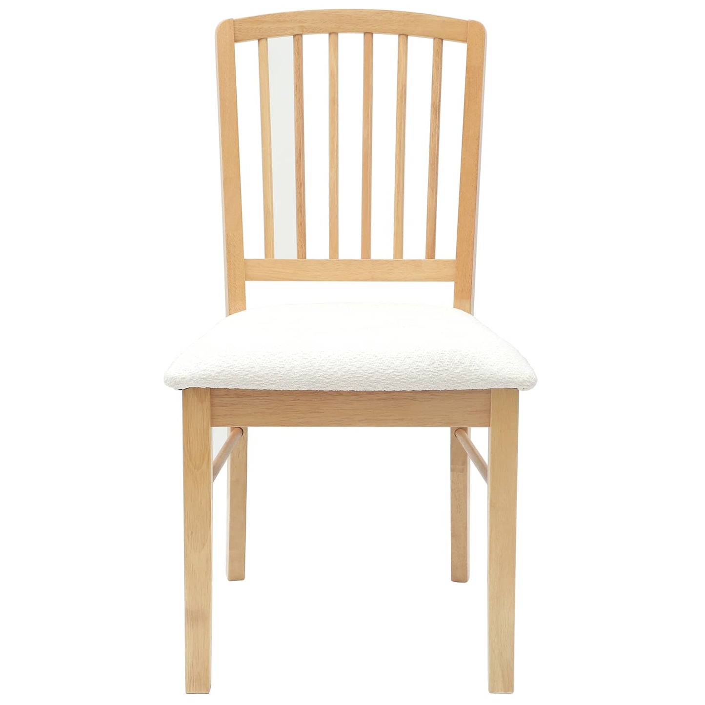 vidaXL Esszimmerstühle 2 pcs Natur 50 x 52,5 x 91 cm