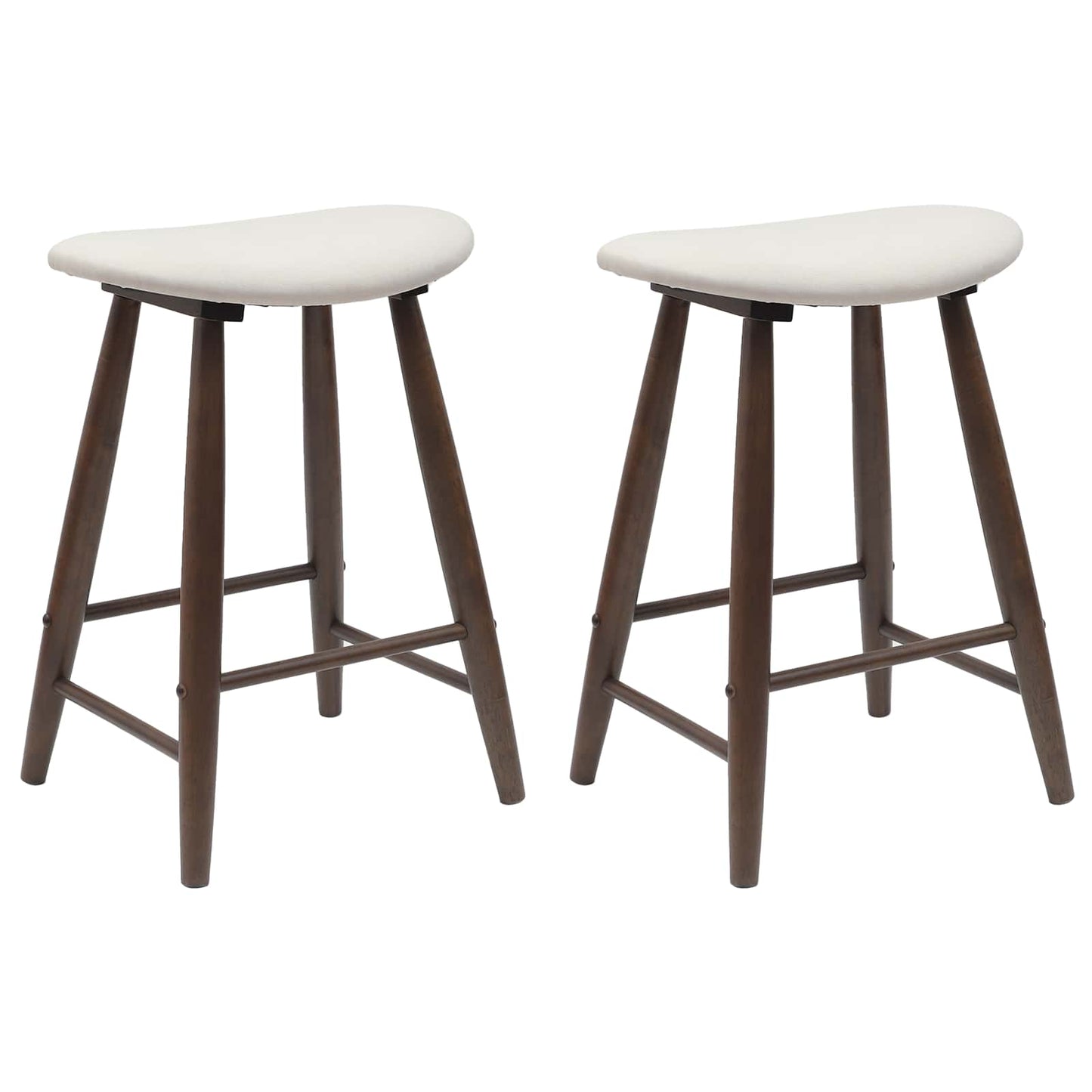 vidaXL Esszimmerstühle 2 pcs Hellbraun 46 x 37 x 63 cm