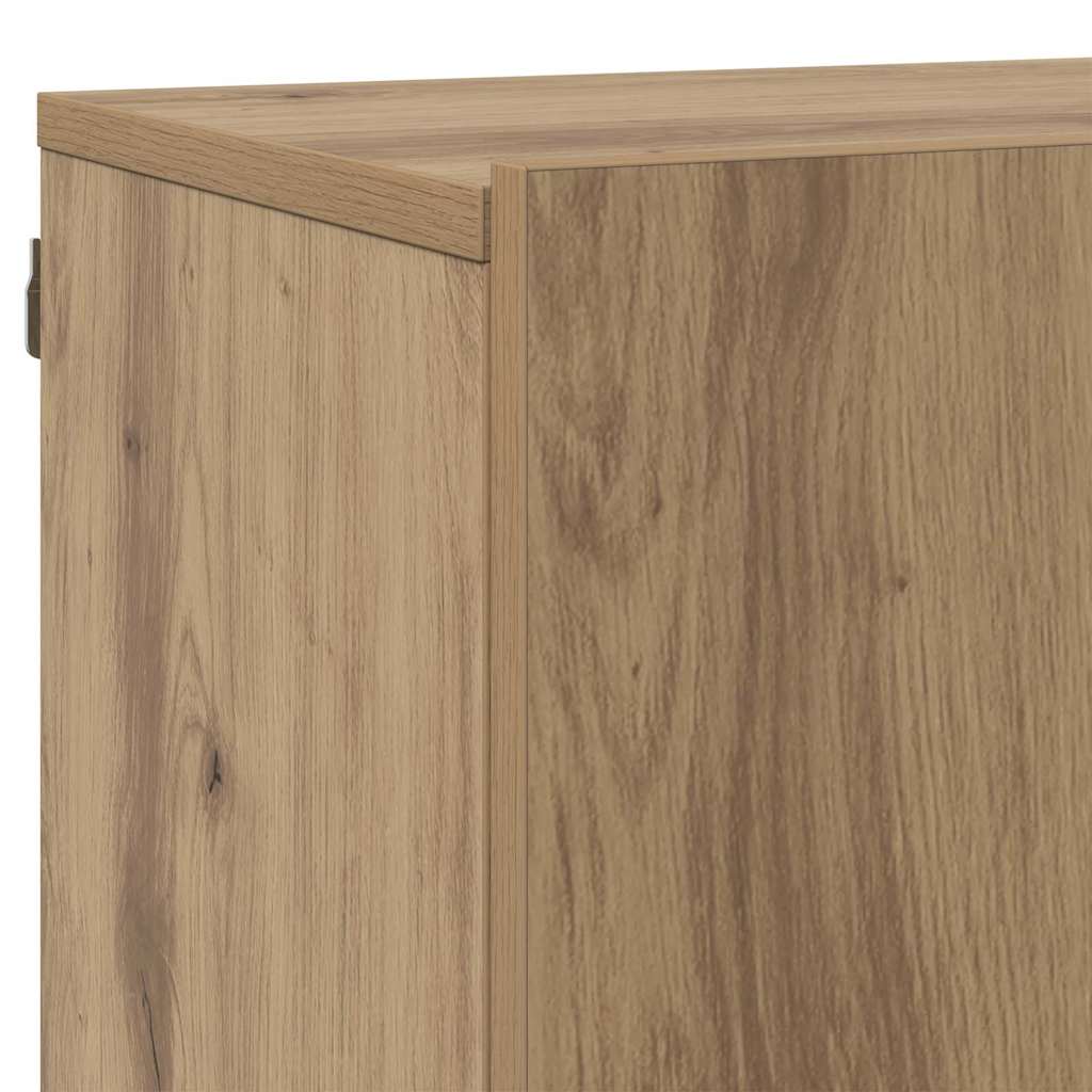 vidaXL TV-Einheiten Wandmontiert 6 pcs Artisan-Eiche Holzwerkstoff