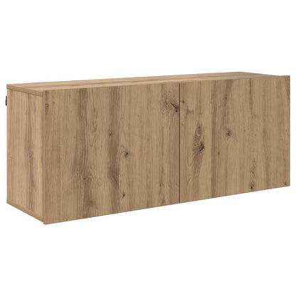 vidaXL TV-Einheiten Wandmontiert 6 pcs Artisan-Eiche Holzwerkstoff