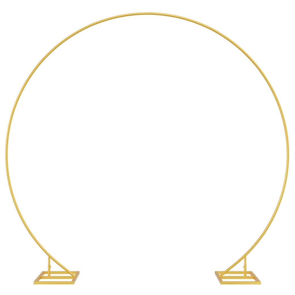 Hochzeitsbogen Gold 220 x 45 x 200 cm Stahl