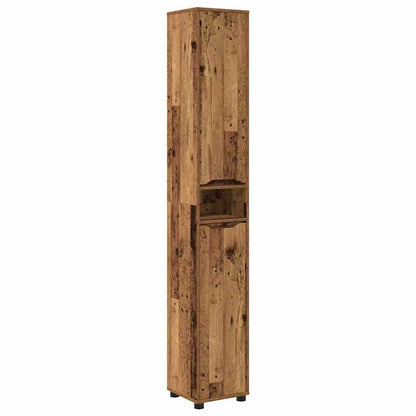 vidaXL Badezimmermöbel-Set mit Schubladen 4 pcs Altholz Holzwerkstoff