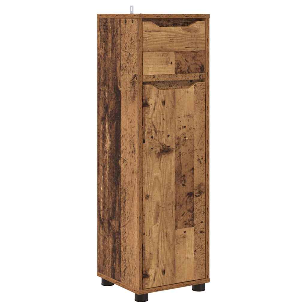 vidaXL Badezimmermöbel-Set mit Schubladen 4 pcs Altholz Holzwerkstoff