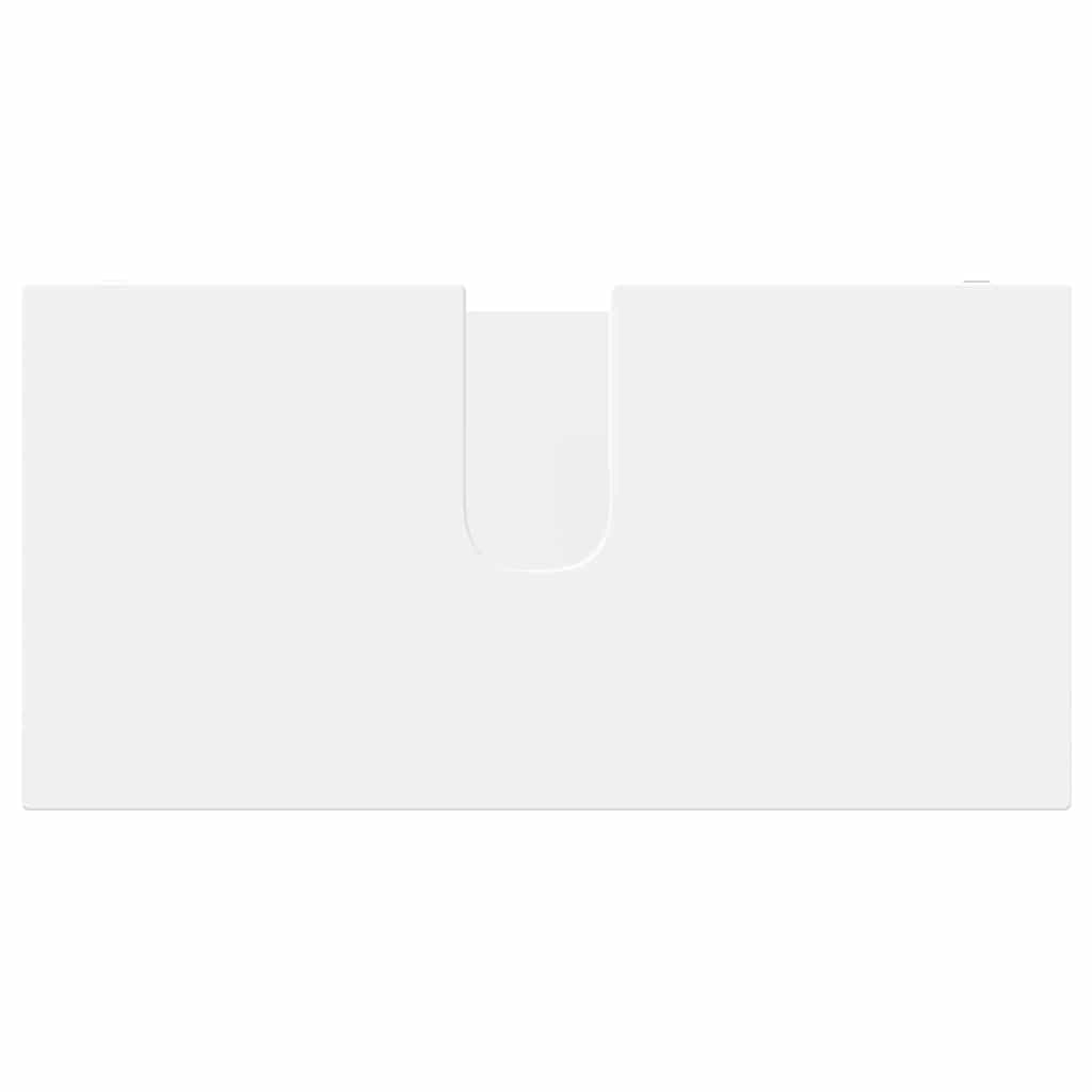 Badezimmermöbel-Set mit Schubladen 3 pcs Weiß Holzwerkstoff