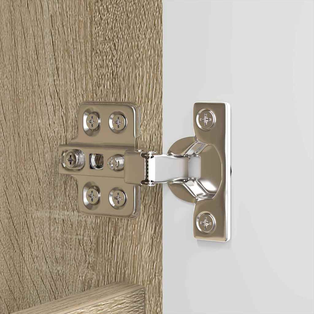 Badezimmermöbel-Set mit Regal 3 pcs Sonoma-Eiche Holzwerkstoff