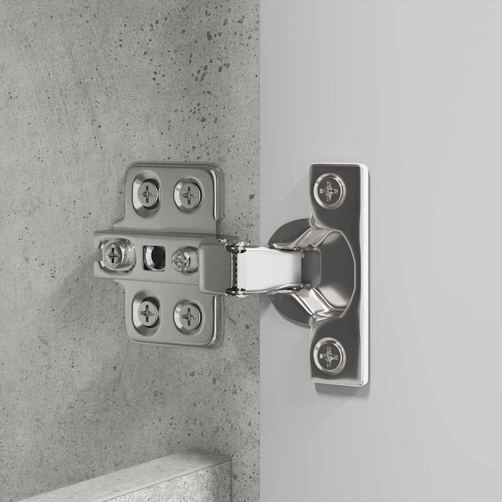 vidaXL Badezimmermöbel-Set mit Regal 3 pcs Beton Grau Holzwerkstoff