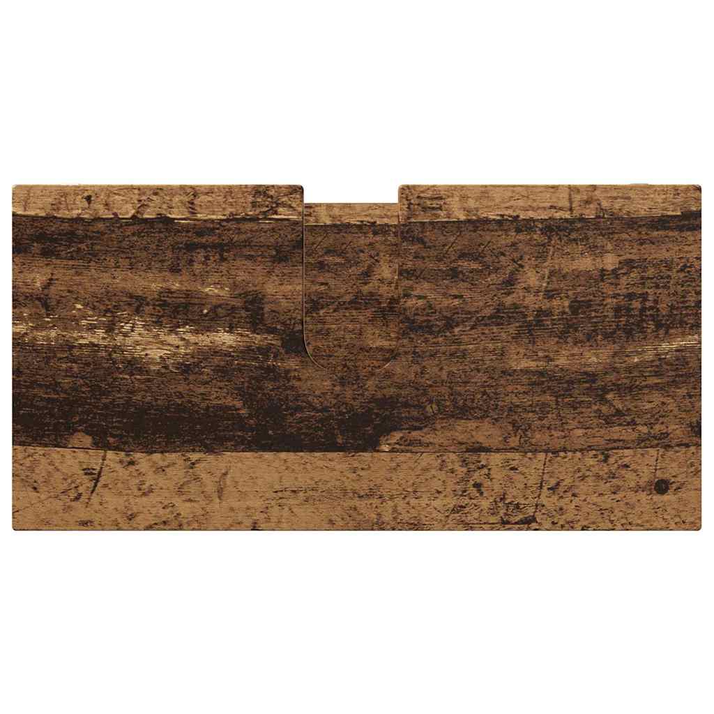 vidaXL Badezimmermöbel-Set mit Schubladen 3 pcs Altholz Holzwerkstoff