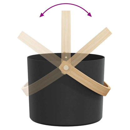 Sauna Zubehör Set 4 pcs Schwarz