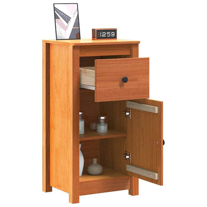 Sideboard mit Schubladen 2 pcs Wachsbraun 39 x 34,5 x 80 cm