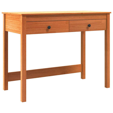 vidaXL Schreibtisch Max Braun 100 x 50 x 78 cm Massives Kiefernholz