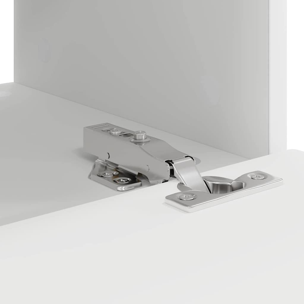 vidaXL TV-Wandschrank 2 pcs Weiß 60 x 31 x 29,5 cm Holzwerkstoff