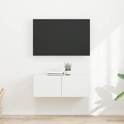 vidaXL TV-Wandschrank 2 pcs Weiß 60 x 31 x 29,5 cm Holzwerkstoff