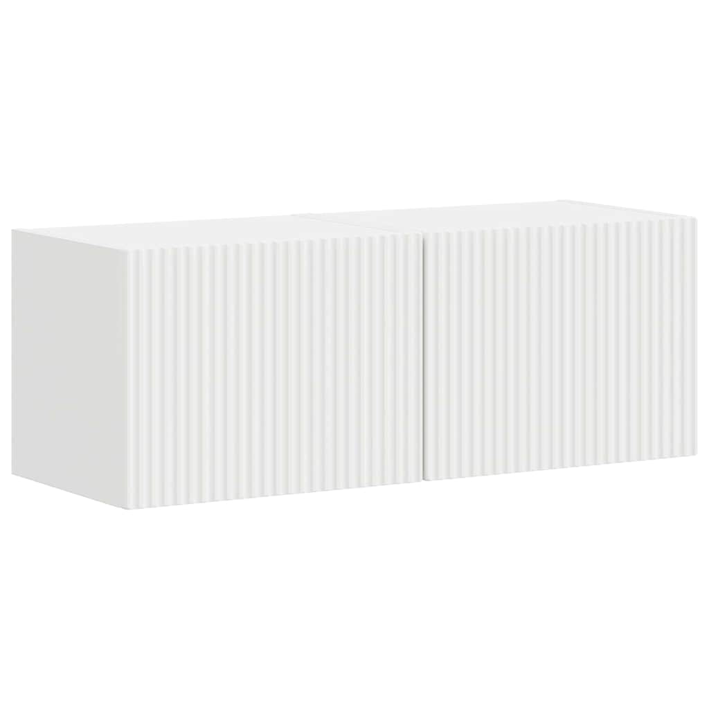 vidaXL TV-Wandschrank 2 pcs Weiß 60 x 31 x 29,5 cm Holzwerkstoff