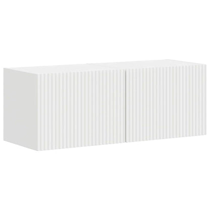vidaXL TV-Wandschrank 2 pcs Weiß 60 x 31 x 29,5 cm Holzwerkstoff