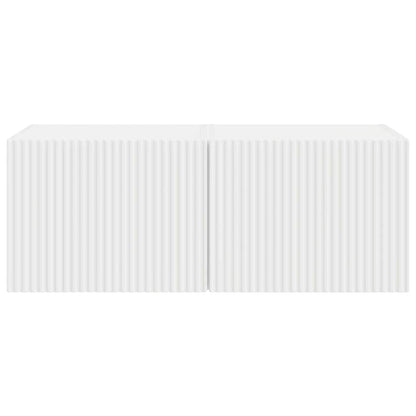 vidaXL TV-Wandschrank 2 pcs Weiß 60 x 31 x 29,5 cm Holzwerkstoff