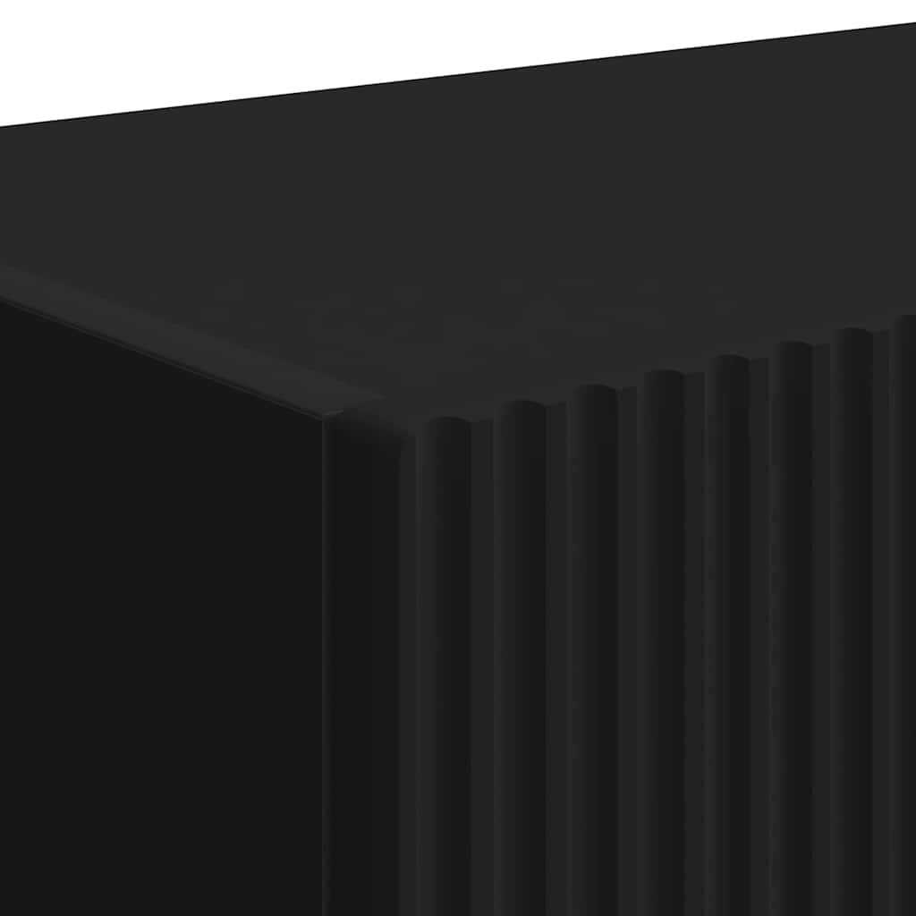 vidaXL TV-Wandschrank Schwarz 60 x 31 x 29,5 cm Holzwerkstoff