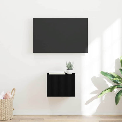 vidaXL TV-Wandschrank Schwarz 60 x 31 x 29,5 cm Holzwerkstoff
