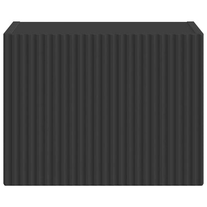 vidaXL TV-Wandschrank Schwarz 60 x 31 x 29,5 cm Holzwerkstoff