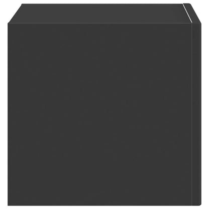 vidaXL TV-Wandschrank Schwarz 60 x 31 x 29,5 cm Holzwerkstoff