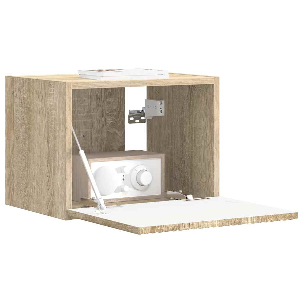 vidaXL TV-Wandschrank Sonoma 60 x 31 x 29,5 cm Holzwerkstoff