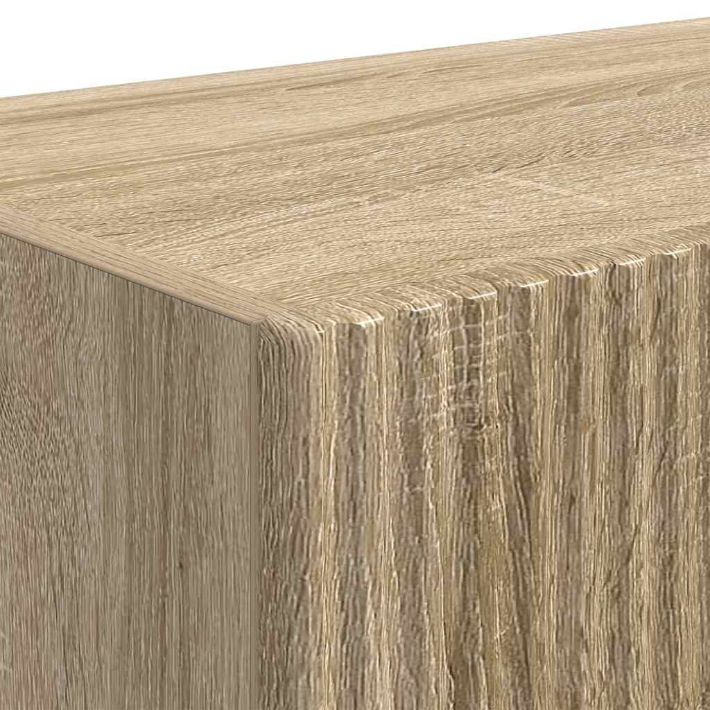 vidaXL TV-Wandschrank 2 pcs Sonoma 60 x 31 x 29,5 cm Holzwerkstoff