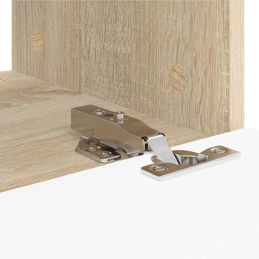 vidaXL TV-Wandschrank 2 pcs Sonoma 60 x 31 x 29,5 cm Holzwerkstoff